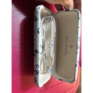 Vera Bradley Eye Glass Hard Case With‎ Reading Glasses